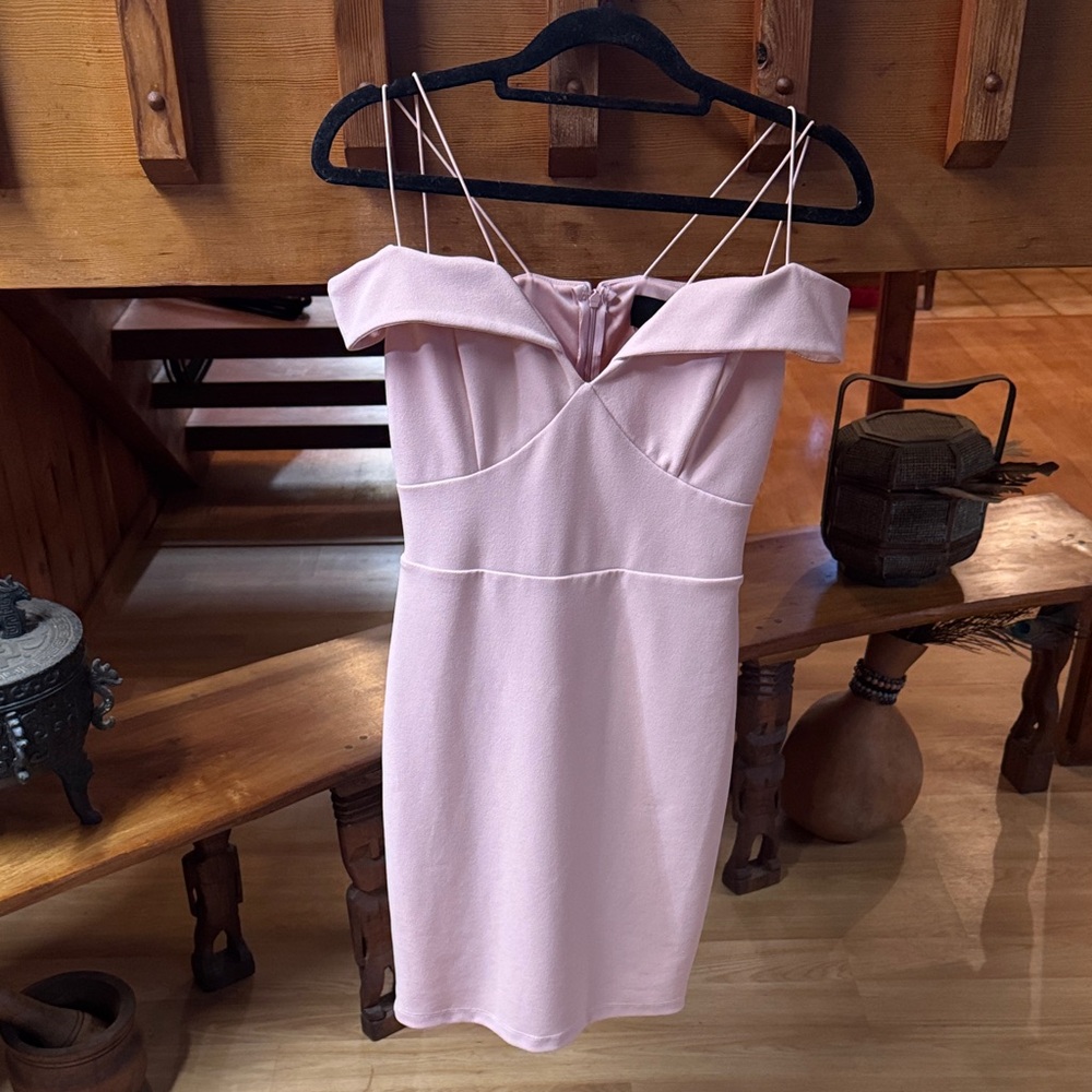 OLIA size XS pink Chic Strapless Pink Dress